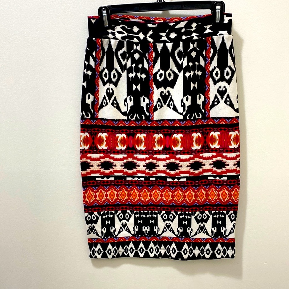 Renee C - Melisa Printed Pencil Skirt Size S